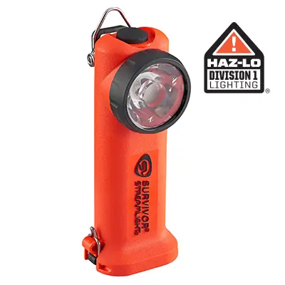 Streamlight® Survivor® Rechargeable/Alkaline Right Angle Light
