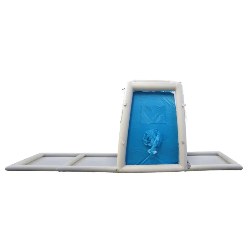 FSI® DAT202046S First Responder Hazmat Decon Shower w/Foot Pool Containment