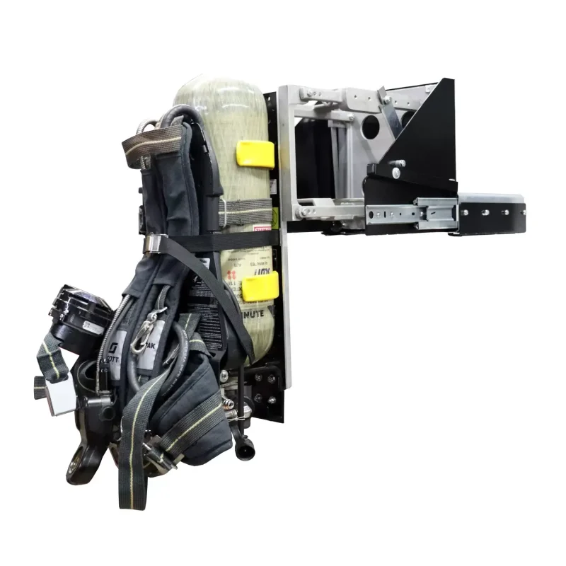 Ziamatic™ QUIC-SLIDE Swing-Down SCBA Bracket
