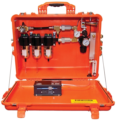 Air Systems® 50 CFM Intrinsically Safe Auto-Air™ Breather-Box® 79 CFM Flow Capacity 4 Couplings BB50-COAAP