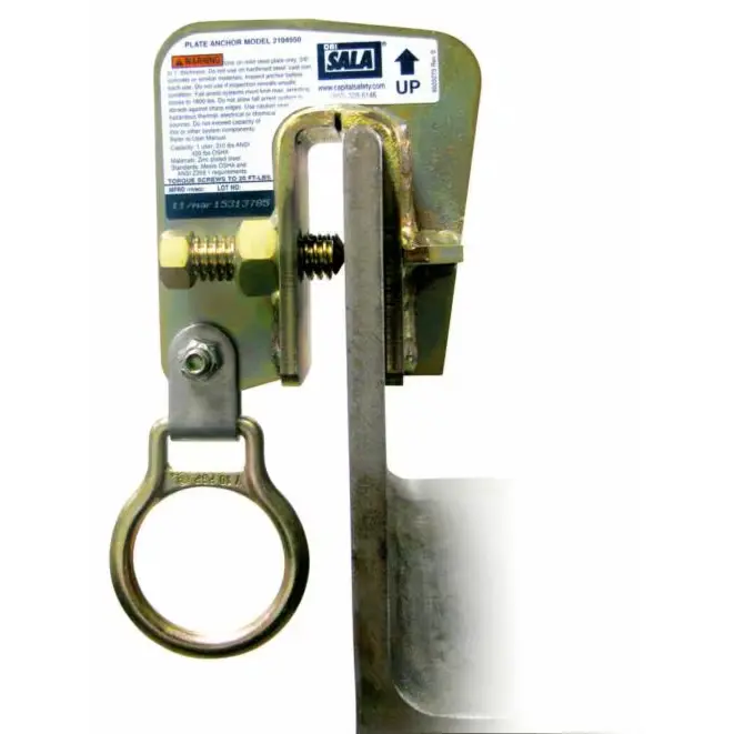 3M™ DBI-SALA® Steel Plate Anchor – 4.7 in x 3.1 in x 9 in