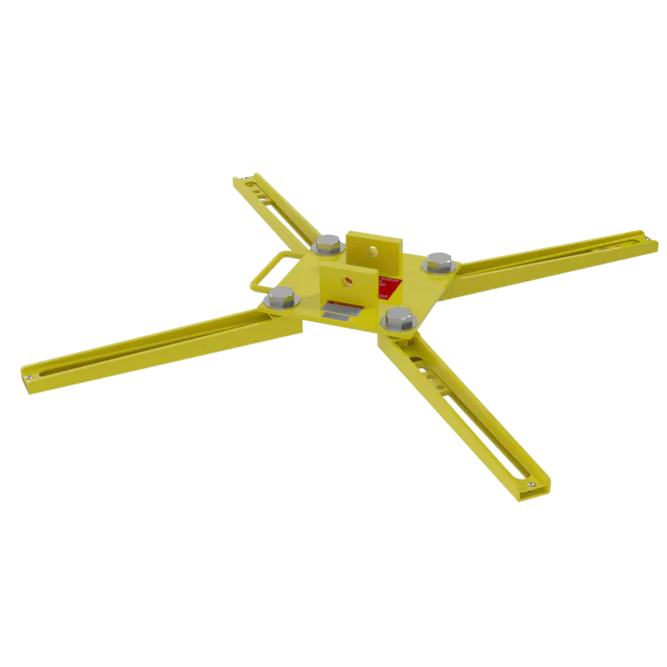 Pelsue® Spider Base – 4-Arm Manway Mount